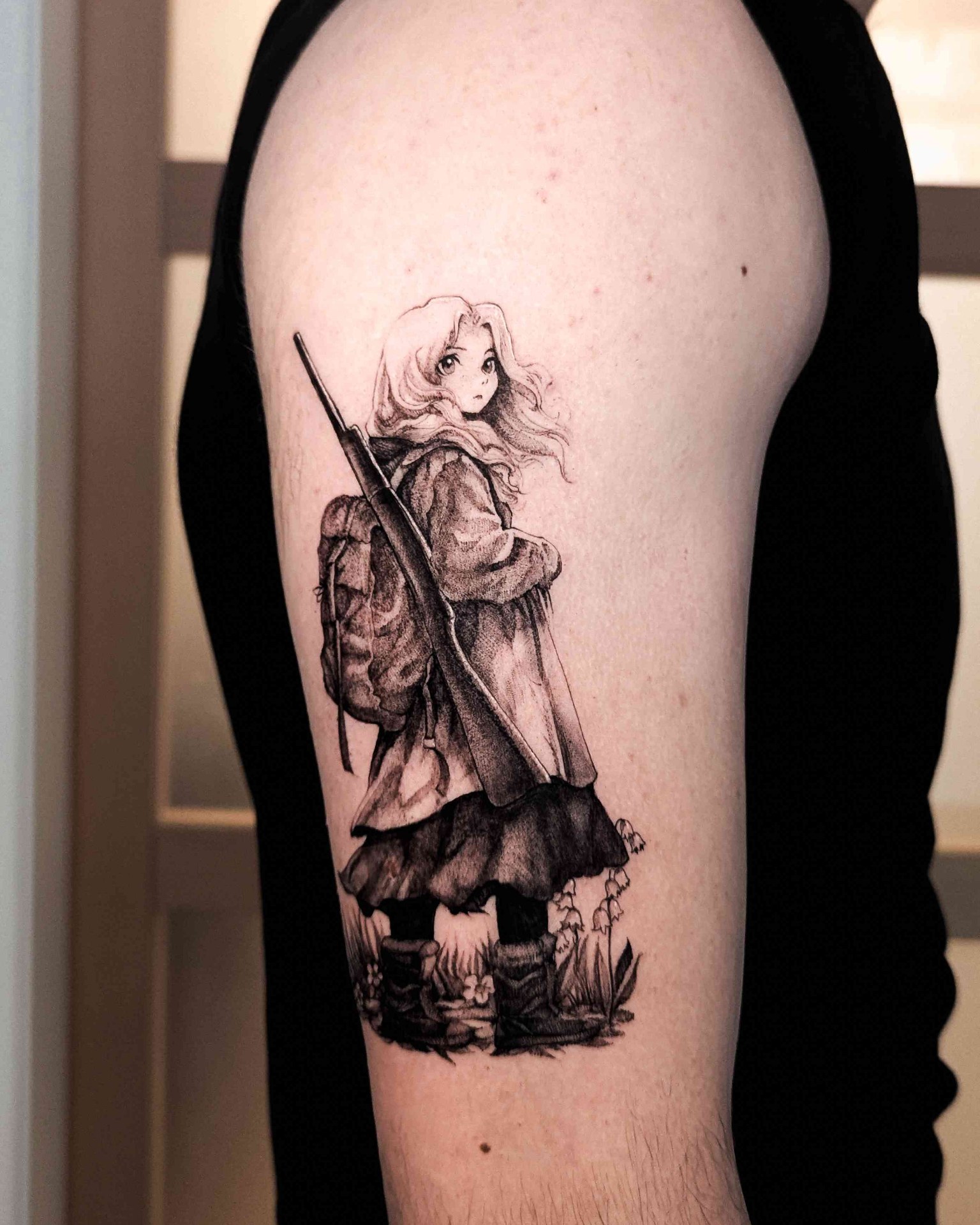Louccia — tatouage couleur et illustration